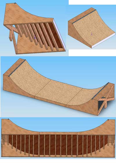 Half Pipe done in CAD