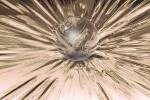 Metallic Fluid Splash